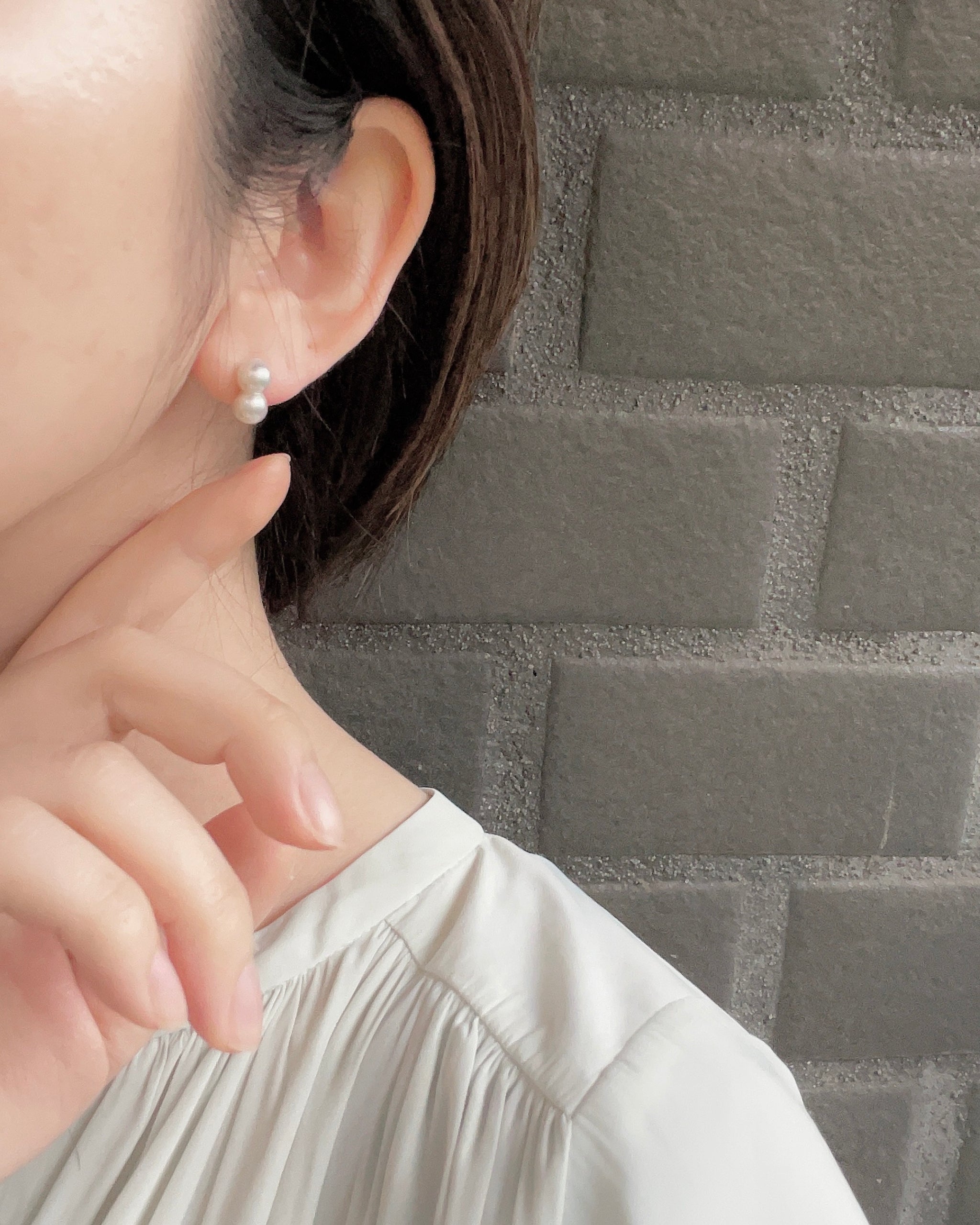 まりあや Middle heart pierce (gold) – MAYU online store